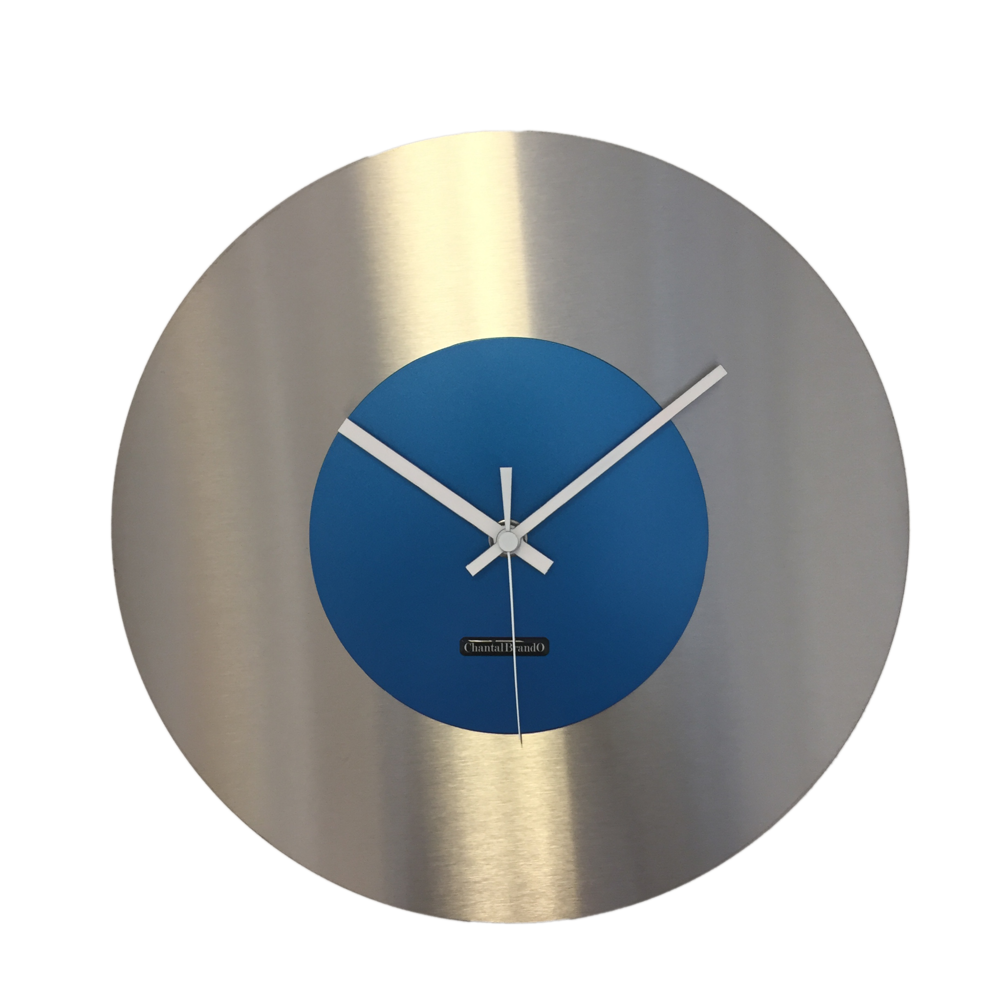 ChantalBrandO Design - Wall clock Firenze Artic Blue Modern Design