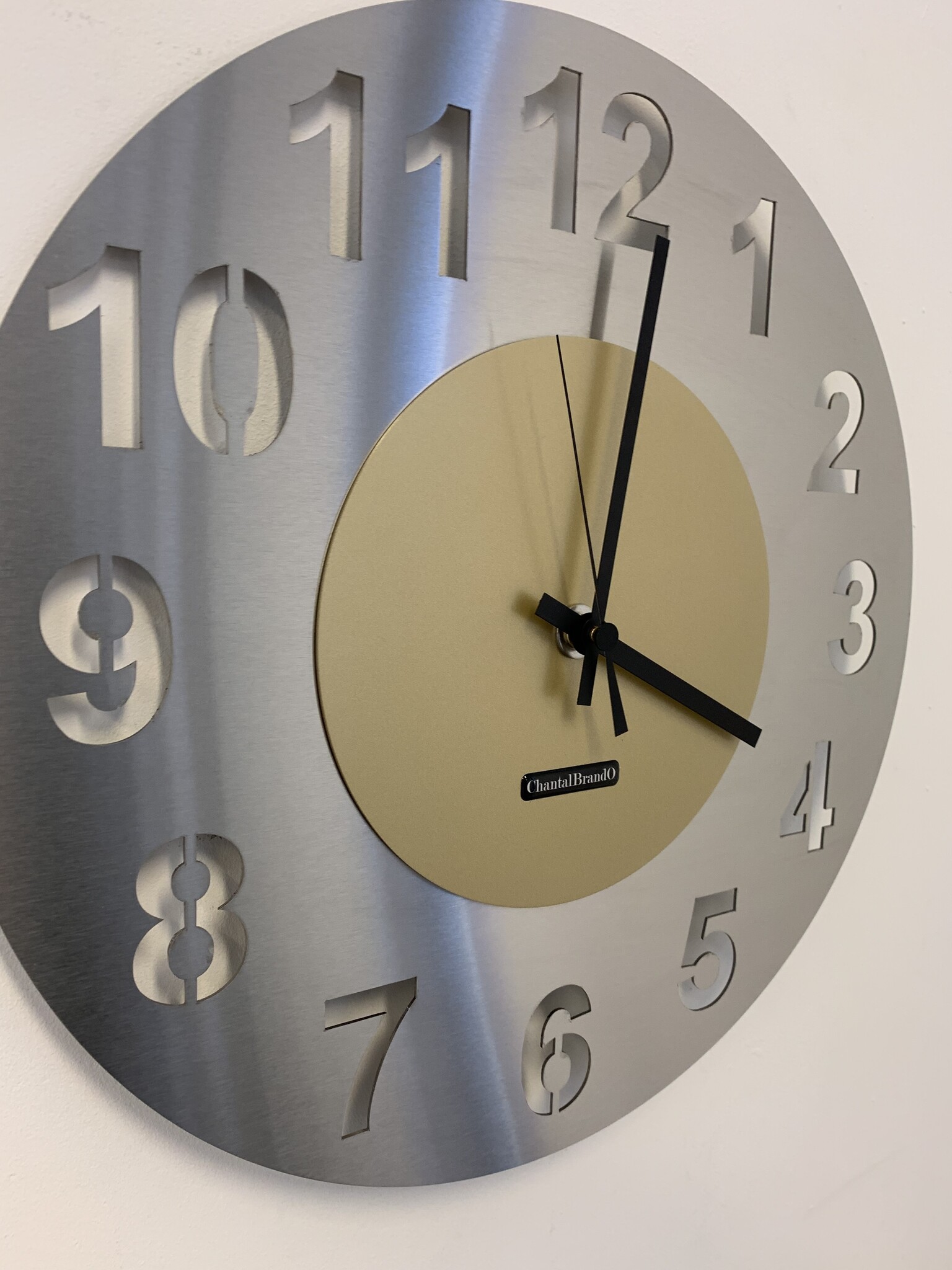 Klokkendiscounter Design - Wall clock Junte Gold Design