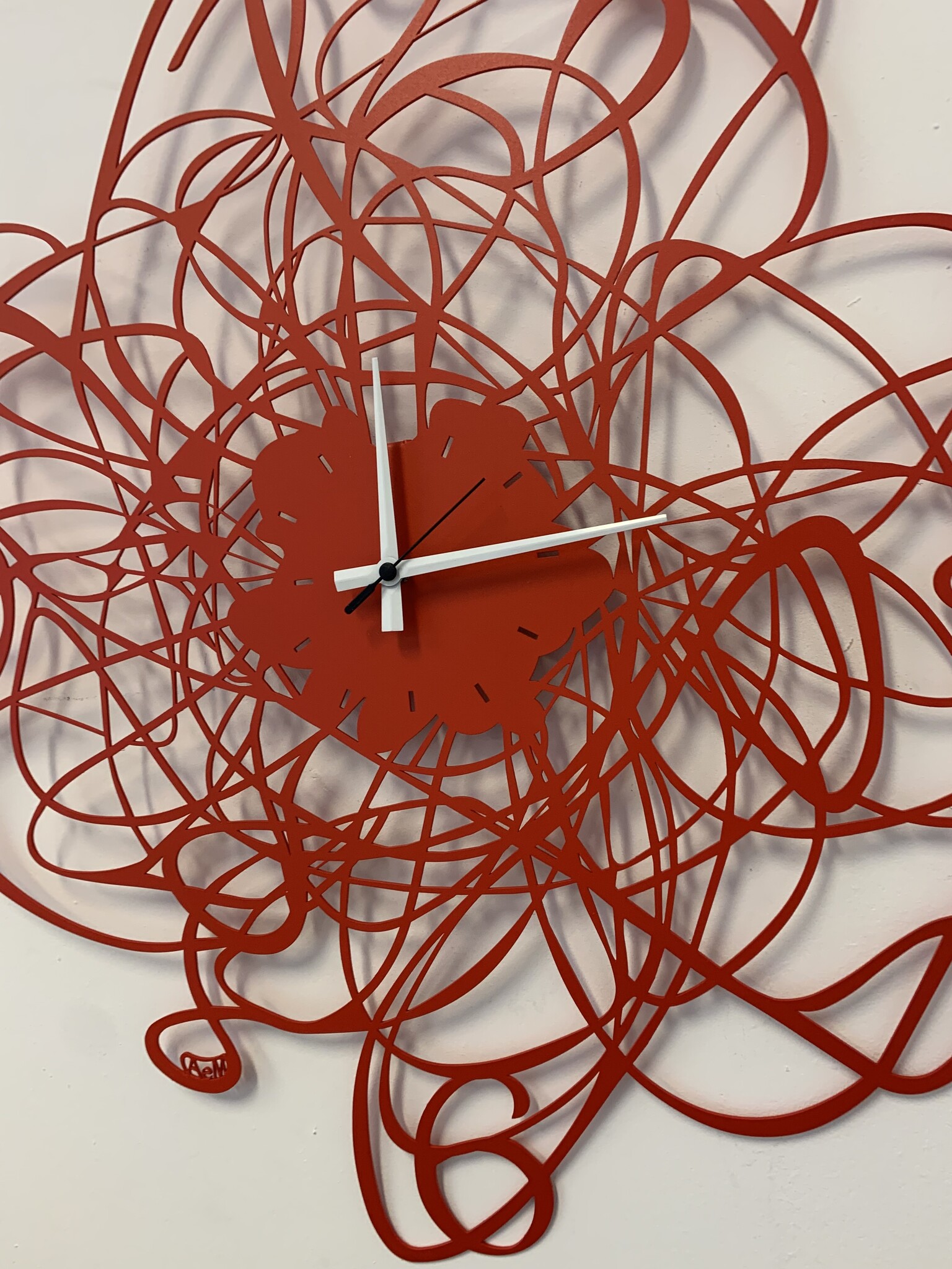 Arti & Mestieri Design - Wall clock Modern Italian design "Doodle"