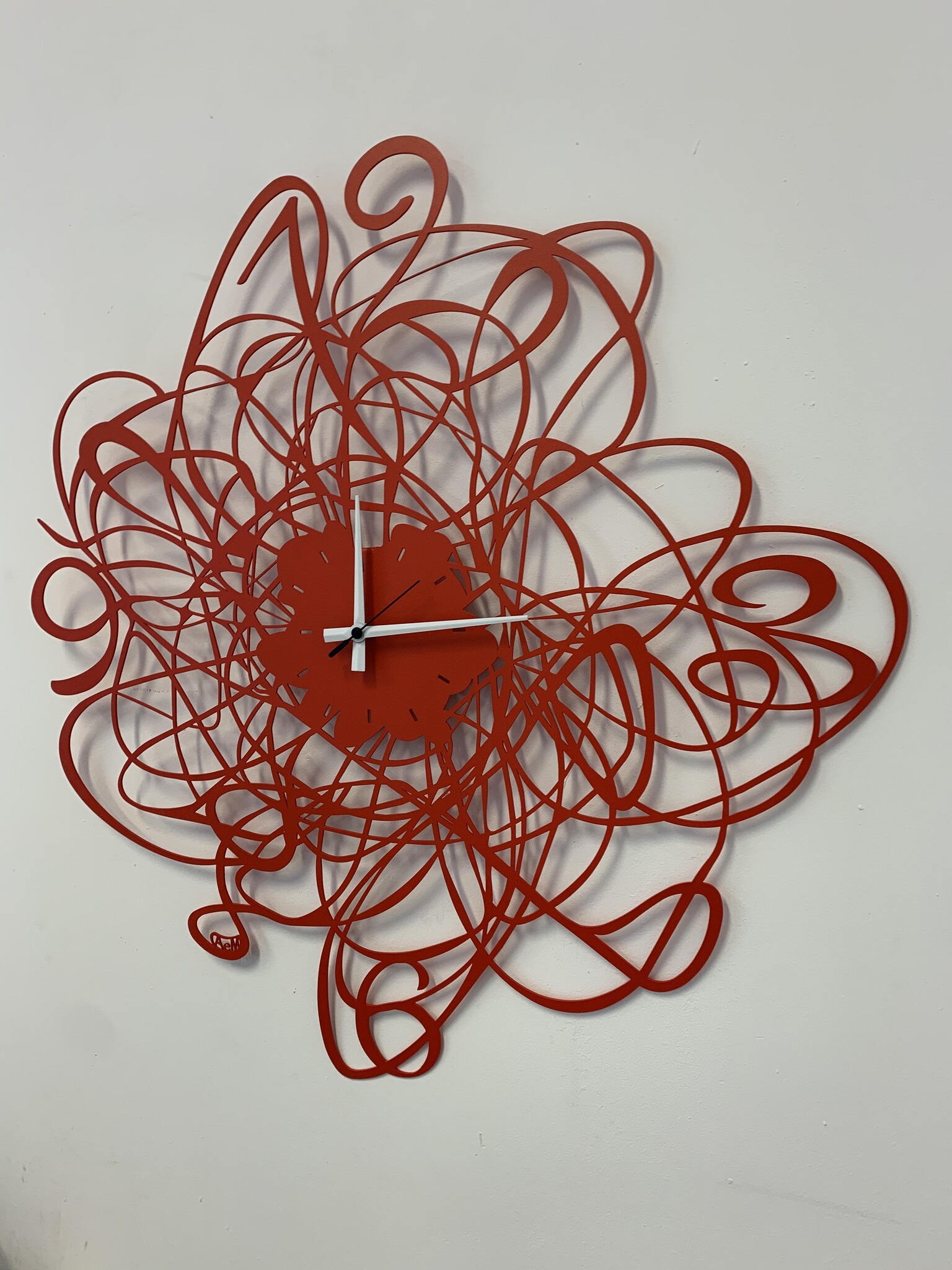 Arti & Mestieri Design - Wall clock Modern Italian design "Doodle"