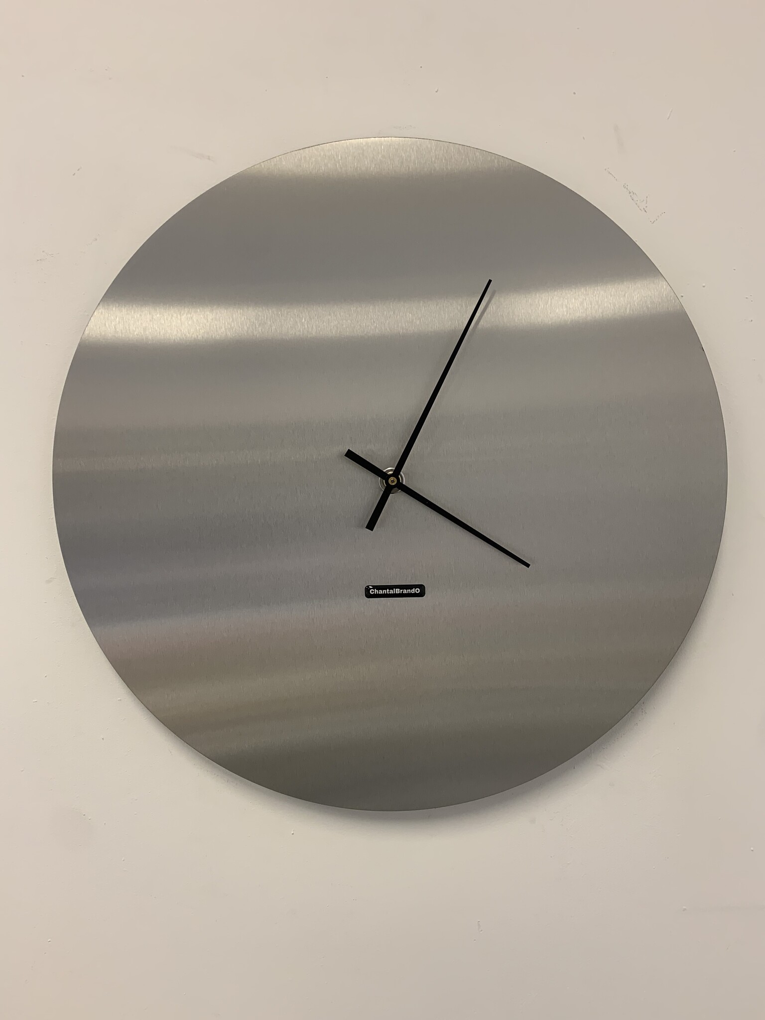Klokkendiscounter Design - Wall clock stainless steel Florence Design - Large
