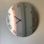 Klokkendiscounter Design - Wall clock stainless steel King Kong