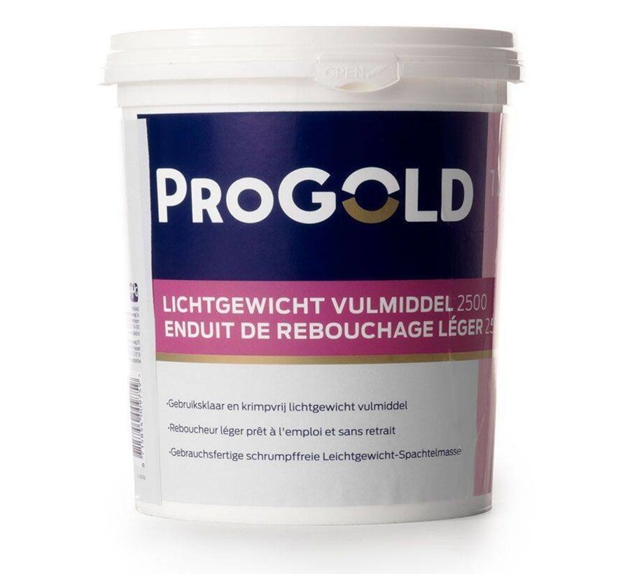 Progold 2500 Lichtgewicht Vulmiddel