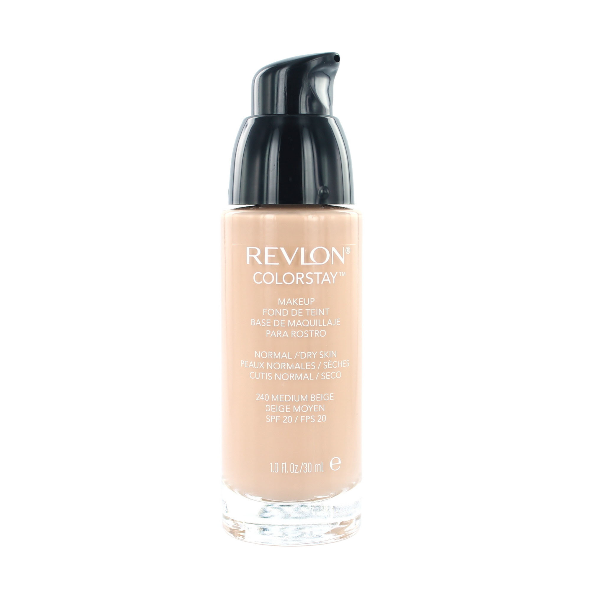 Revlon Colorstay Fond de teint avec pompe - 240 Medium Beige (Peau sèche)