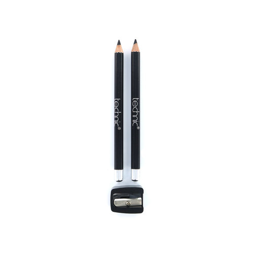 Technic Duo Crayon Yeux - Black (Avec taille-crayon)