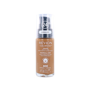 Revlon Colorstay Fond de teint avec pompe - 400 Caramel (Peau sèche) Colorstay Fond de teint avec pompe - 400 Caramel (Peau sèche)