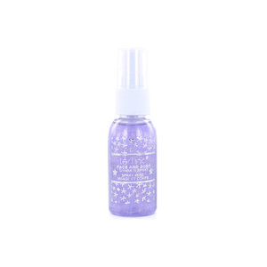 Face and Body Shimmer Spray - Violet