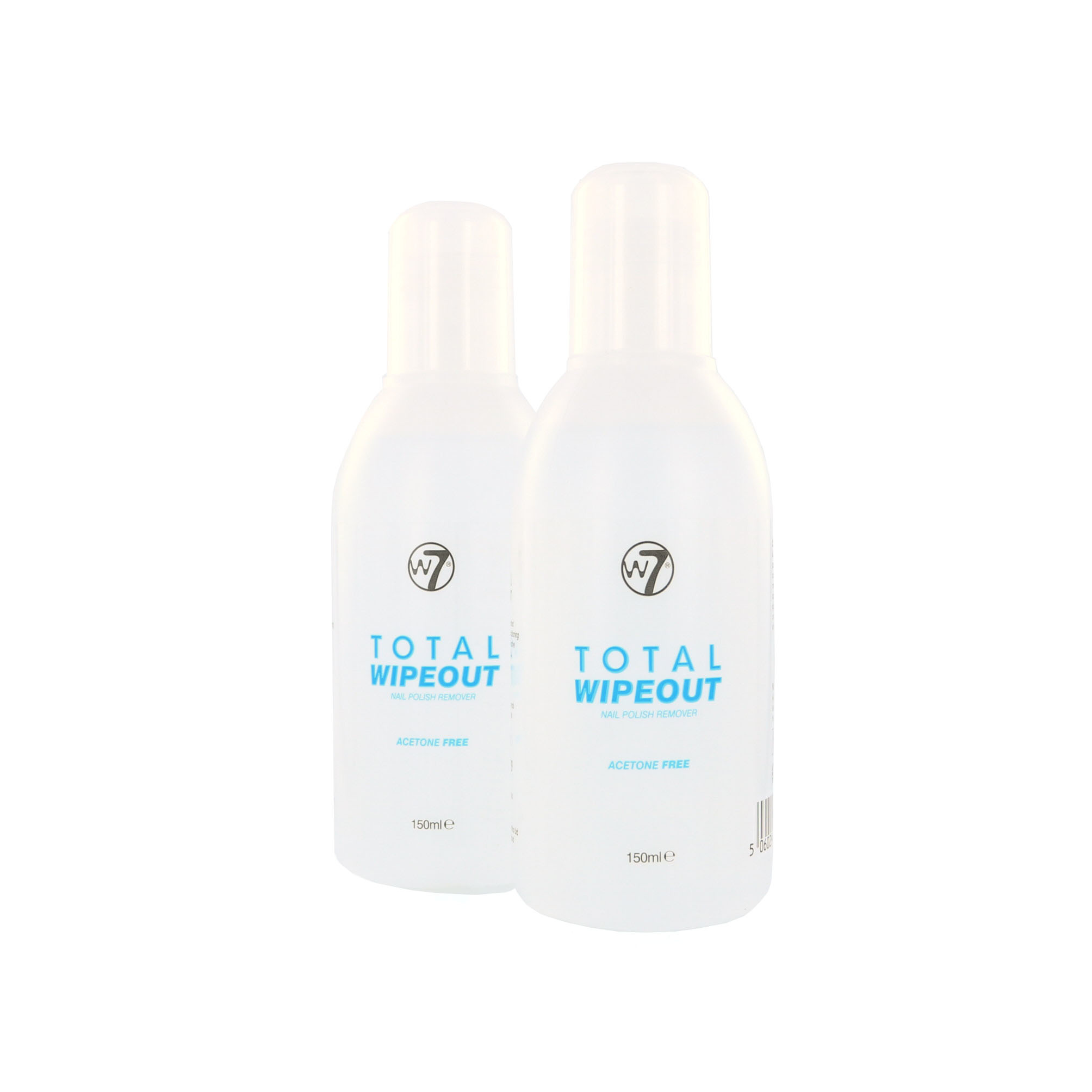 W7 Total Wipeout Dissolvant - Aceton Free (2 pièces)