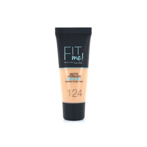 Fit Me Matte + Poreless Fond de teint - 124 Soft Sand