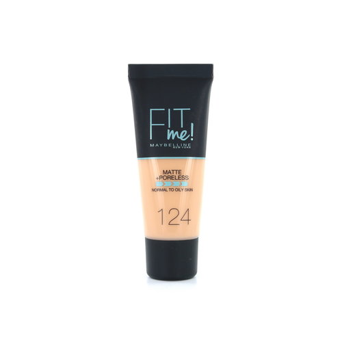 Maybelline Fit Me Matte + Poreless Fond de teint - 124 Soft Sand