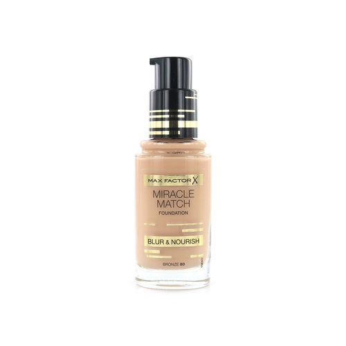 Max Factor Miracle Match Fond de teint - 80 Bronze Max Factor Miracle Match Fond de teint - 80 Bronze