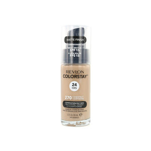 Colorstay Matte Finish Fond de teint - 270 Chestnut (Peau mixte / grasse)