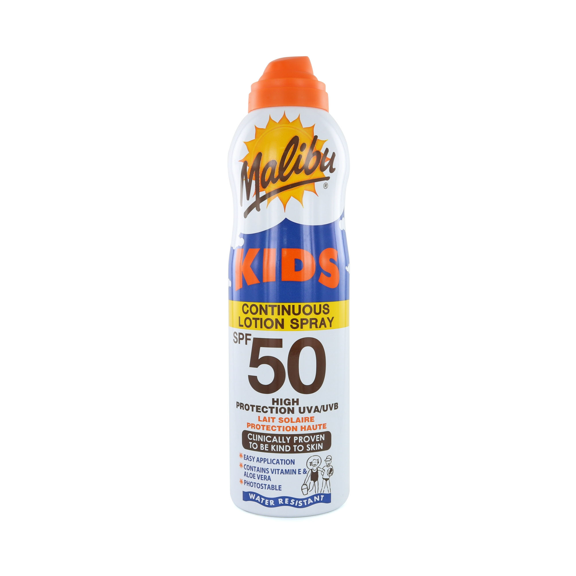 Malibu Kids Continuous Spray solaire - 175 ml (SPF 50)
