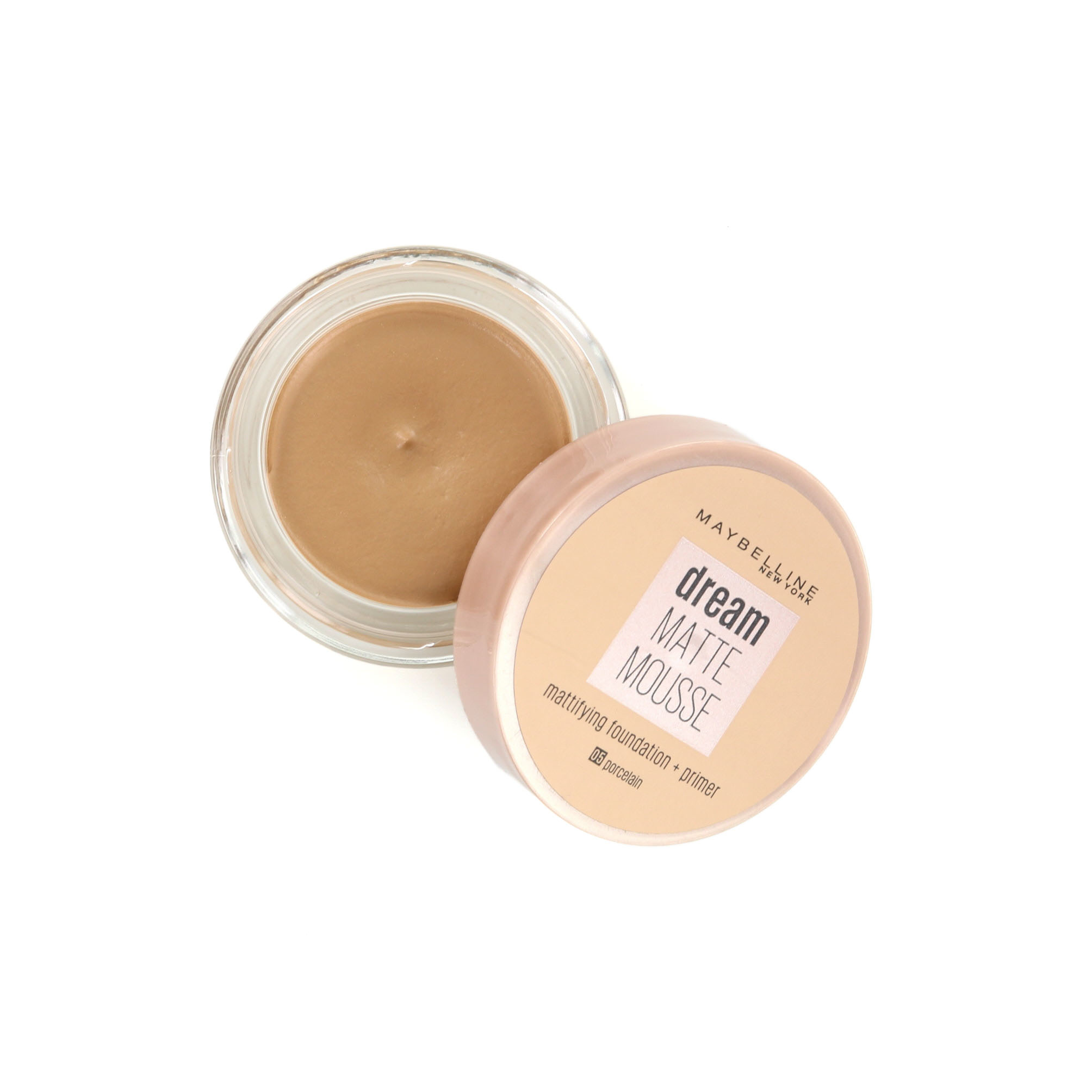 Maybelline Dream Matte Mousse Fond de teint + Primer - 05 Porcelain
