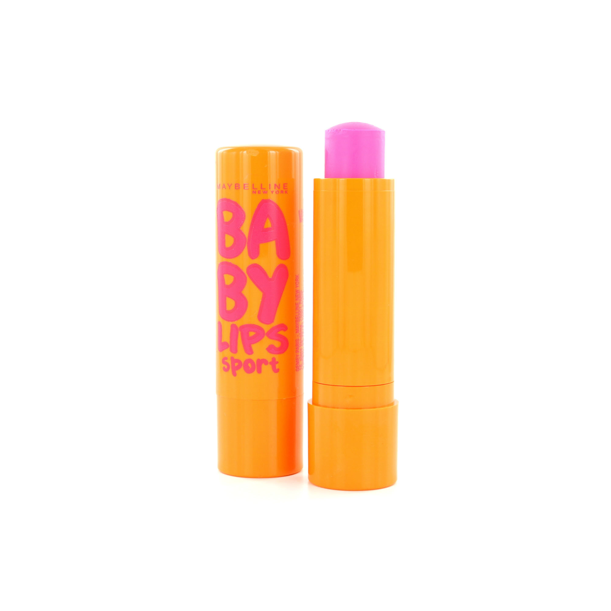 Maybelline Baby Lips Sport Baume à lèvres - 29 Poolside Pink (2 pièces)
