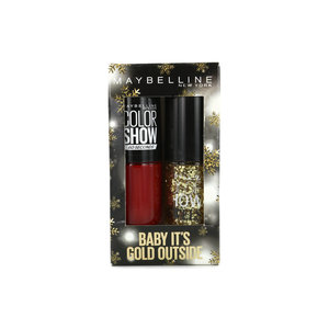 Maybelline Color Show Vernis à ongles - Baby It's Gold Outside (Ensemble-cadeau) Color Show Vernis à ongles - Baby It's Gold Outside (Ensemble-cadeau)