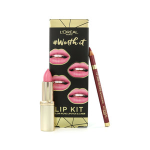 L'Oréal Worth It Color Riche Ensemble-Cadeau - 303 Rose Tendre - 302 Bois de Rose Worth It Color Riche Ensemble-Cadeau - 303 Rose Tendre - 302 Bois de Rose