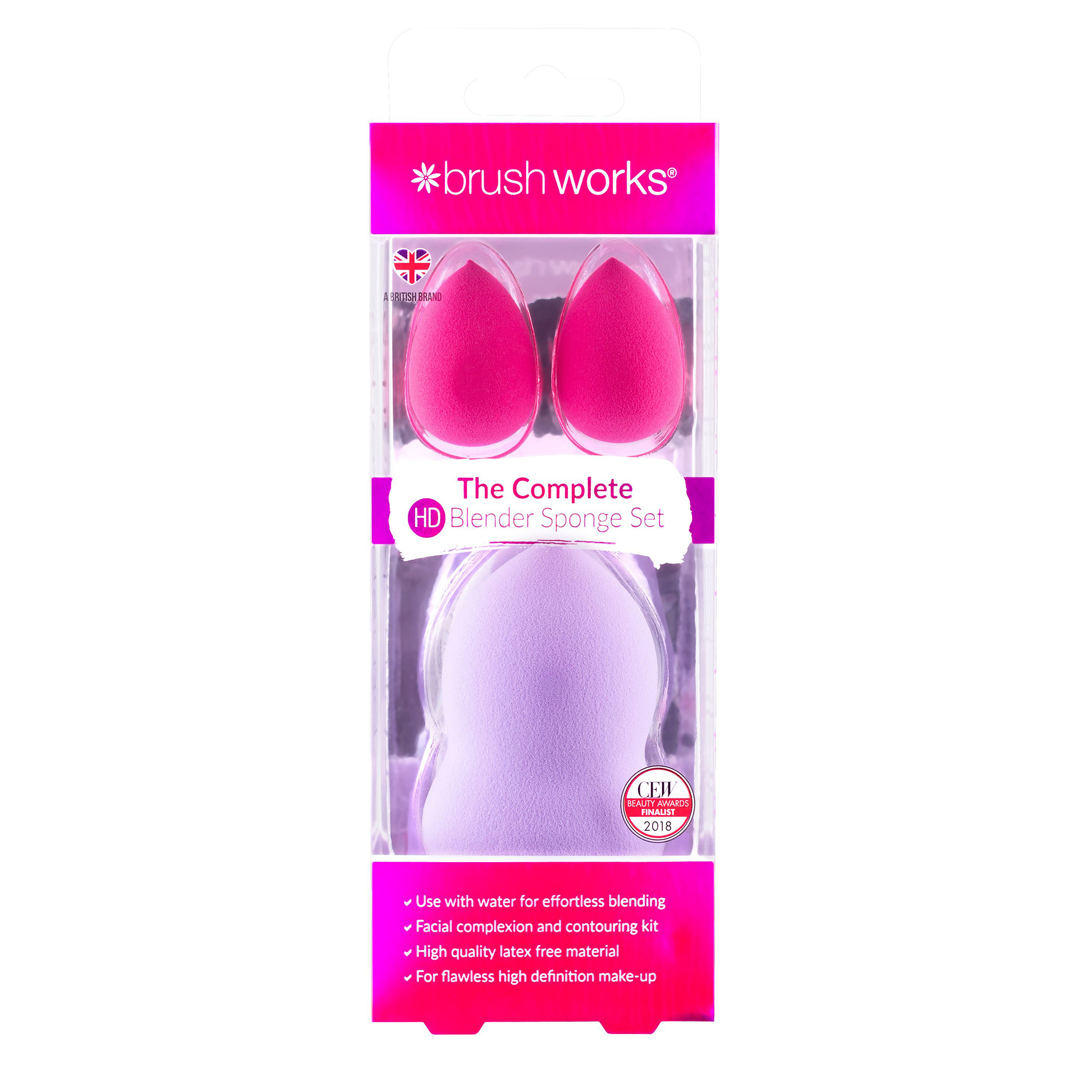 Brushworks HD Complete Blending Sponge Set