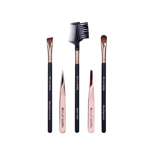Brushworks HD Luxury Brow Set - Rose Gold Brushworks HD Luxury Brow Set - Rose Gold