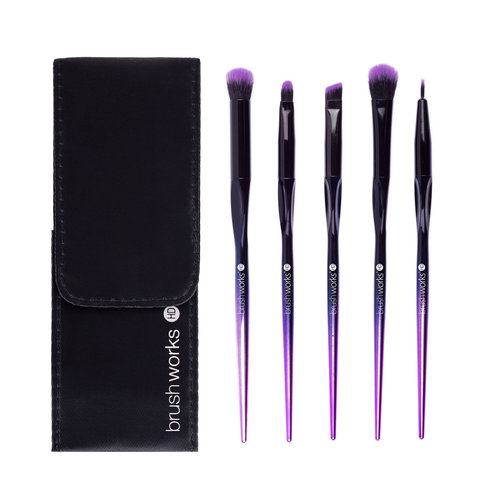 Brushworks HD Precision Eye & Brow Brush Set