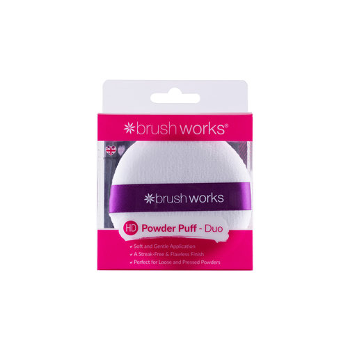 Brushworks Powder Puff (2 pièces)