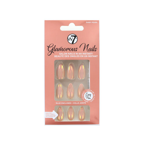 W7 Glamorous Nails - Shiny Pearl (Avec de la colle à ongles)