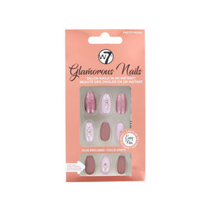 Glamorous Nails - Pretty Peony (Avec de la colle à ongles)