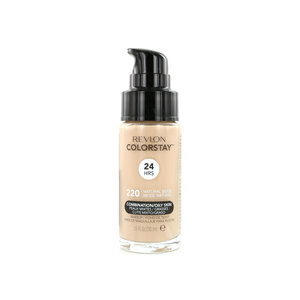 Colorstay Matte Finish Fond de teint - 220 Natural Beige (Peau mixte / grasse)