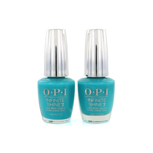O.P.I Infinite Shine Vernis à ongles - Dance Party Teal Dawn (2 pièces)