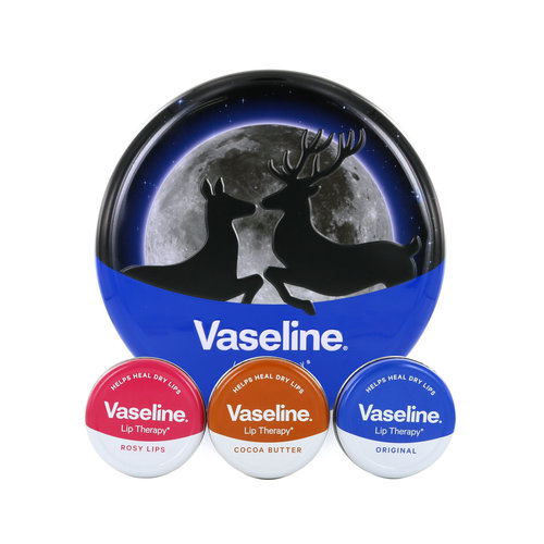 Vaseline Lip Therapy Ensemble-Cadeau - Rosy Lips-Original-Caco Butter