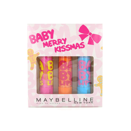 Maybelline Baby Lips Baume à lèvres - Hydrate / Cherry Me / Pink Punch (Ensemble-cadeau)