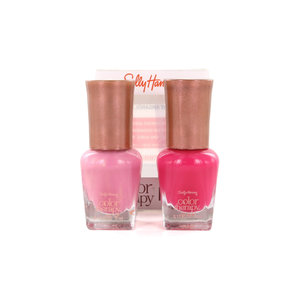 Sally Hansen Color Therapy Mini Set Vernis à ongles - 270 Mauve Mania-290 Pampered Pink (Ensemble de 2) Color Therapy Mini Set Vernis à ongles - 270 Mauve Mania-290 Pampered Pink (Ensemble de 2)