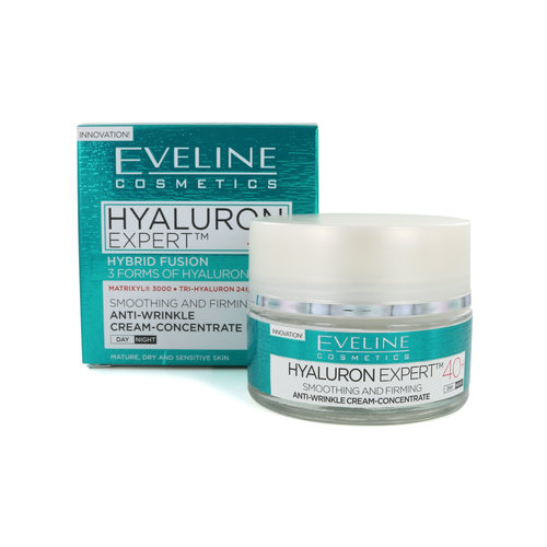 Eveline Hyaluron Expert Day and Night 40+ Sérum anti-âge - 50 ml Eveline Hyaluron Expert Day and Night 40+ Sérum anti-âge - 50 ml