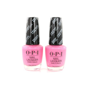 Leather Like Finish Vernis à ongles - Electryfyin'Pink (2 pièces)