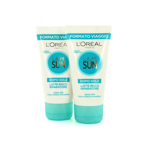 L'Oréal Sublime Sun 2 Stuks Après-soleil - 2 x 50 ml (Emballage étranger)