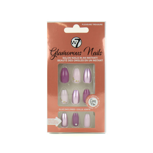 W7 Glamorous Nails - Pleasure Treasure (Avec de la colle à ongles)