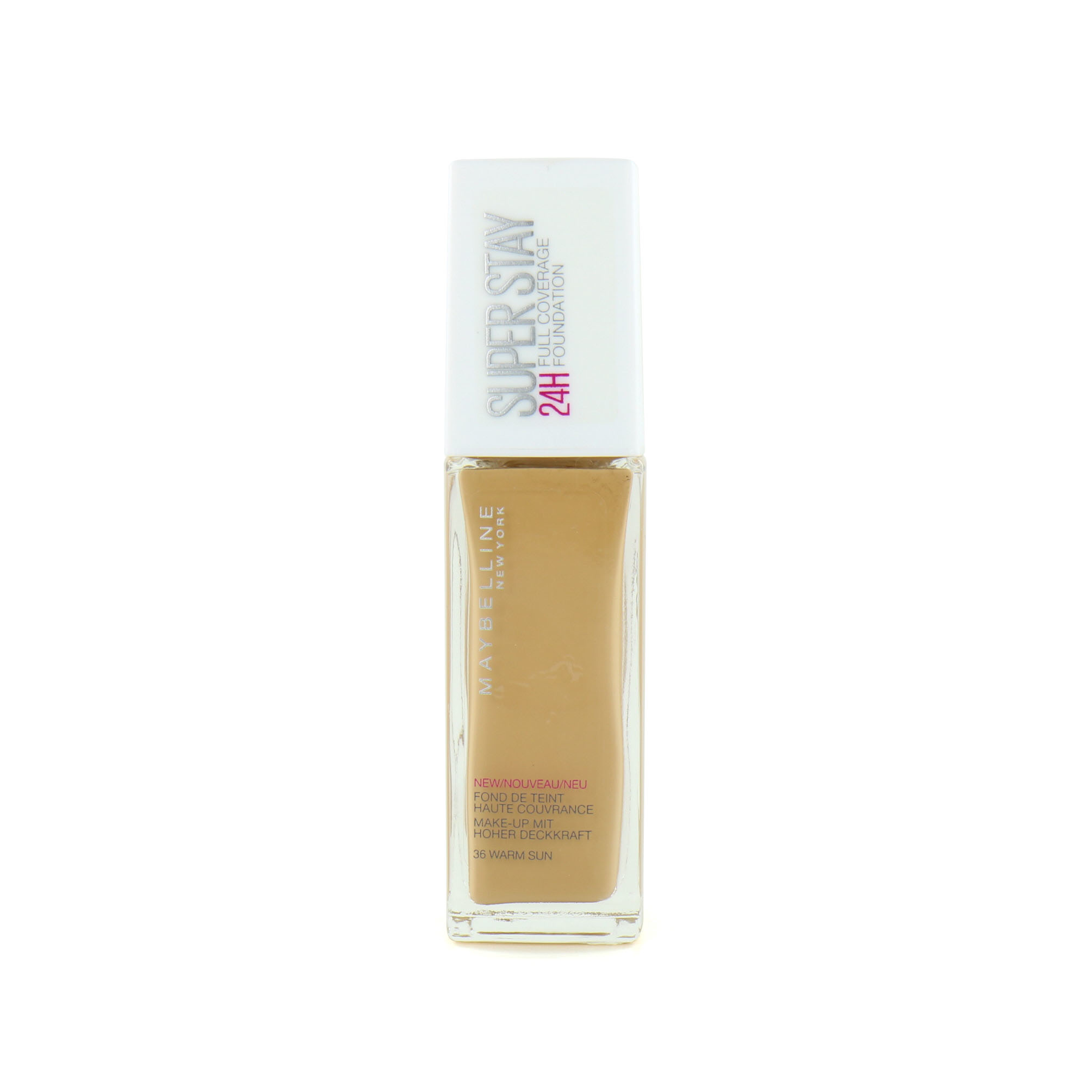 Maybelline 24H Full Coverage Fond de teint - 36 Warm Sun