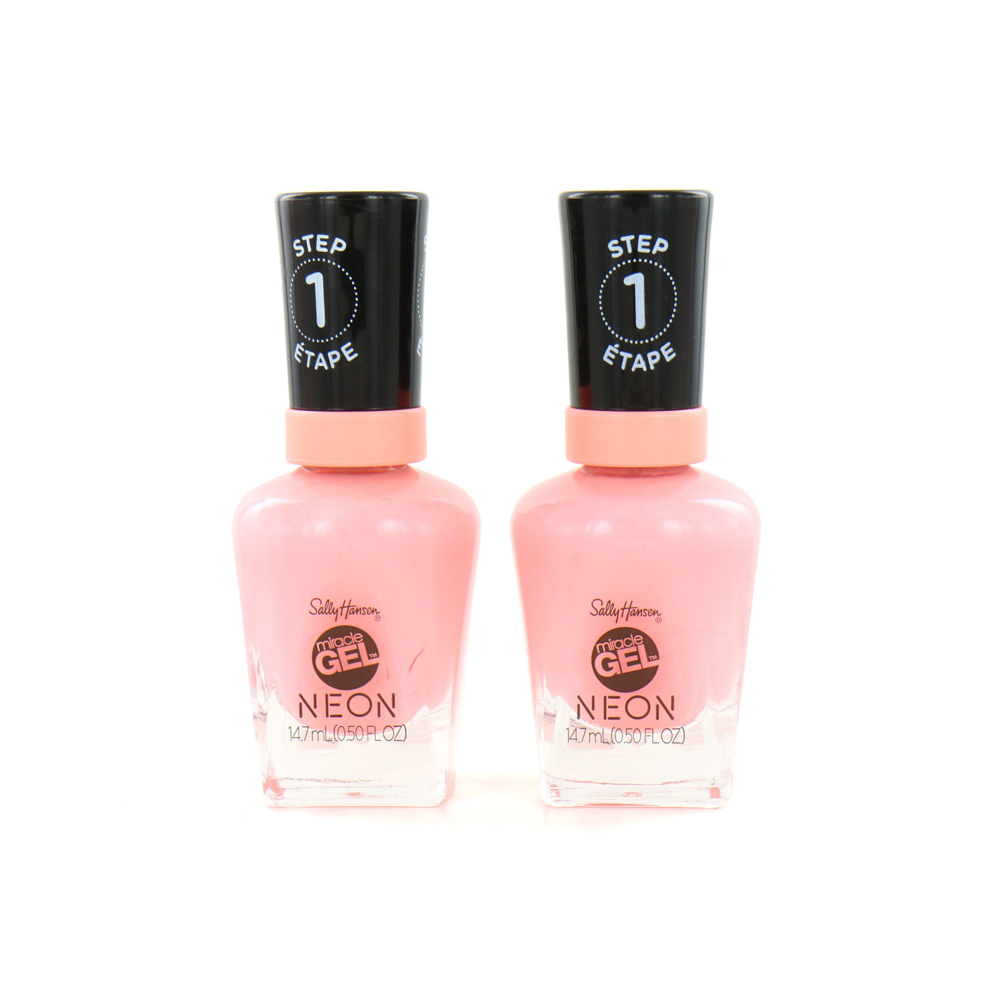 Sally Hansen Miracle Gel Vernis à ongles - 051 Peach Please (2 pièces)