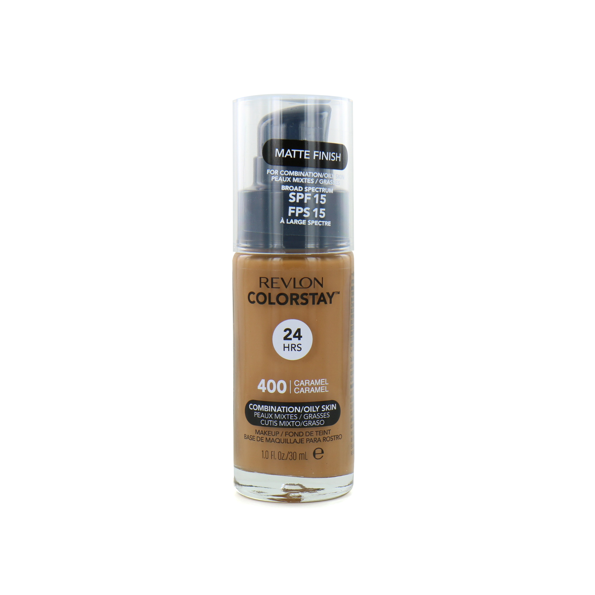 Revlon Colorstay Fond de teint avec pompe - 400 Caramel (La peau grasse)