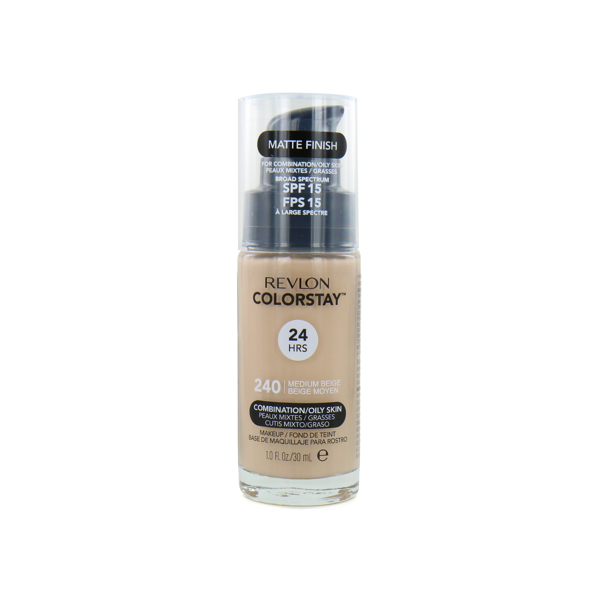 Revlon Colorstay Fond de teint avec pompe - 240 Medium Beige (La peau grasse)