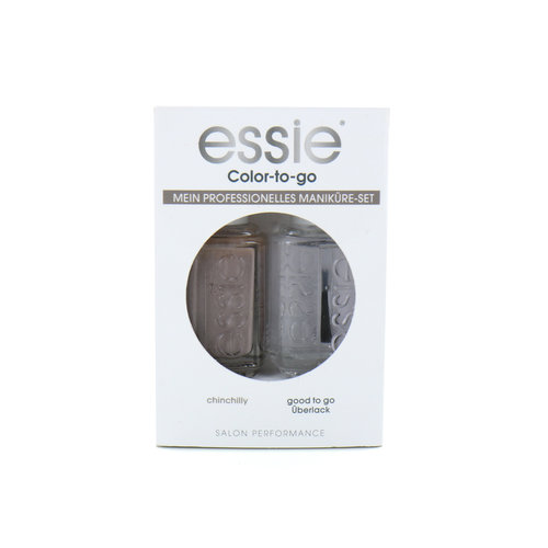 Essie Color-To-Go Vernis à ongles - Chinchilly - Good To Go Topcoat (Version allemande)