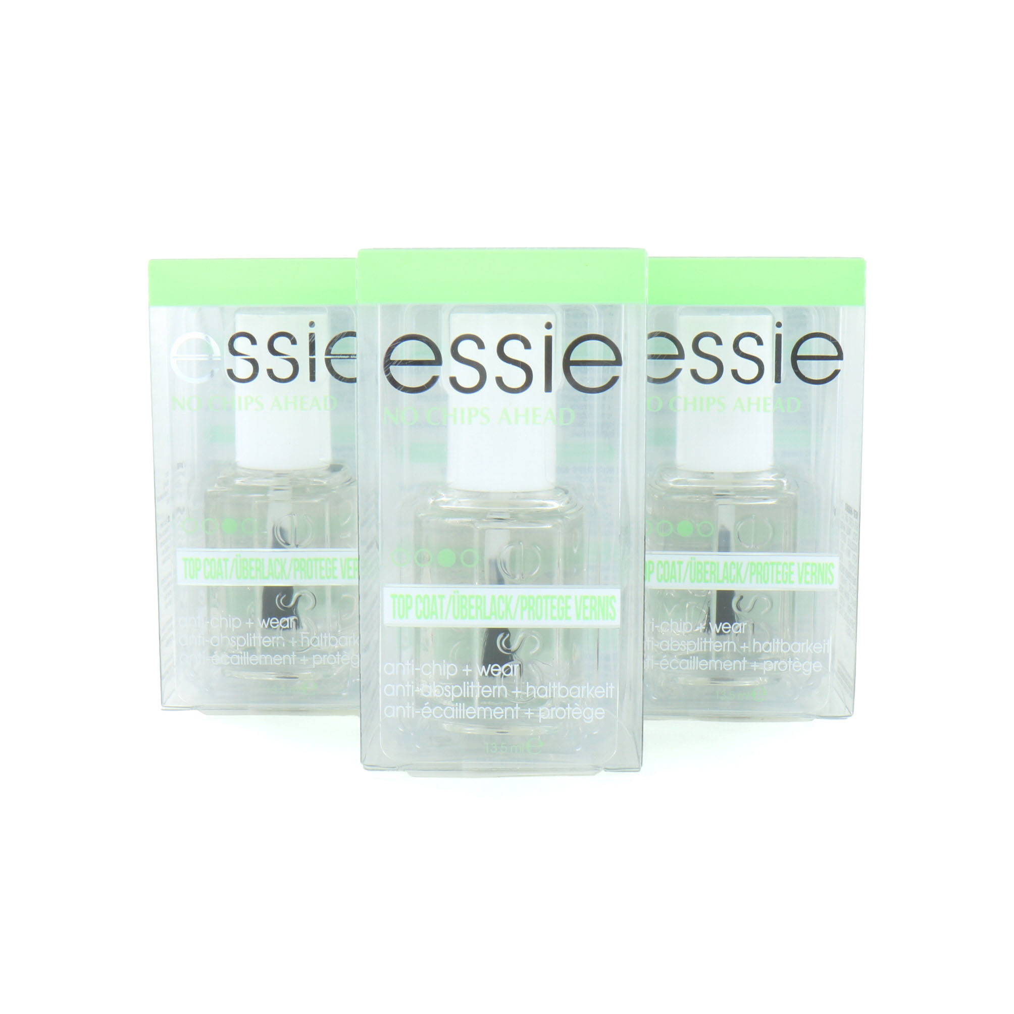 Essie No Chips Ahead Topcoat (Ensemble de 3)