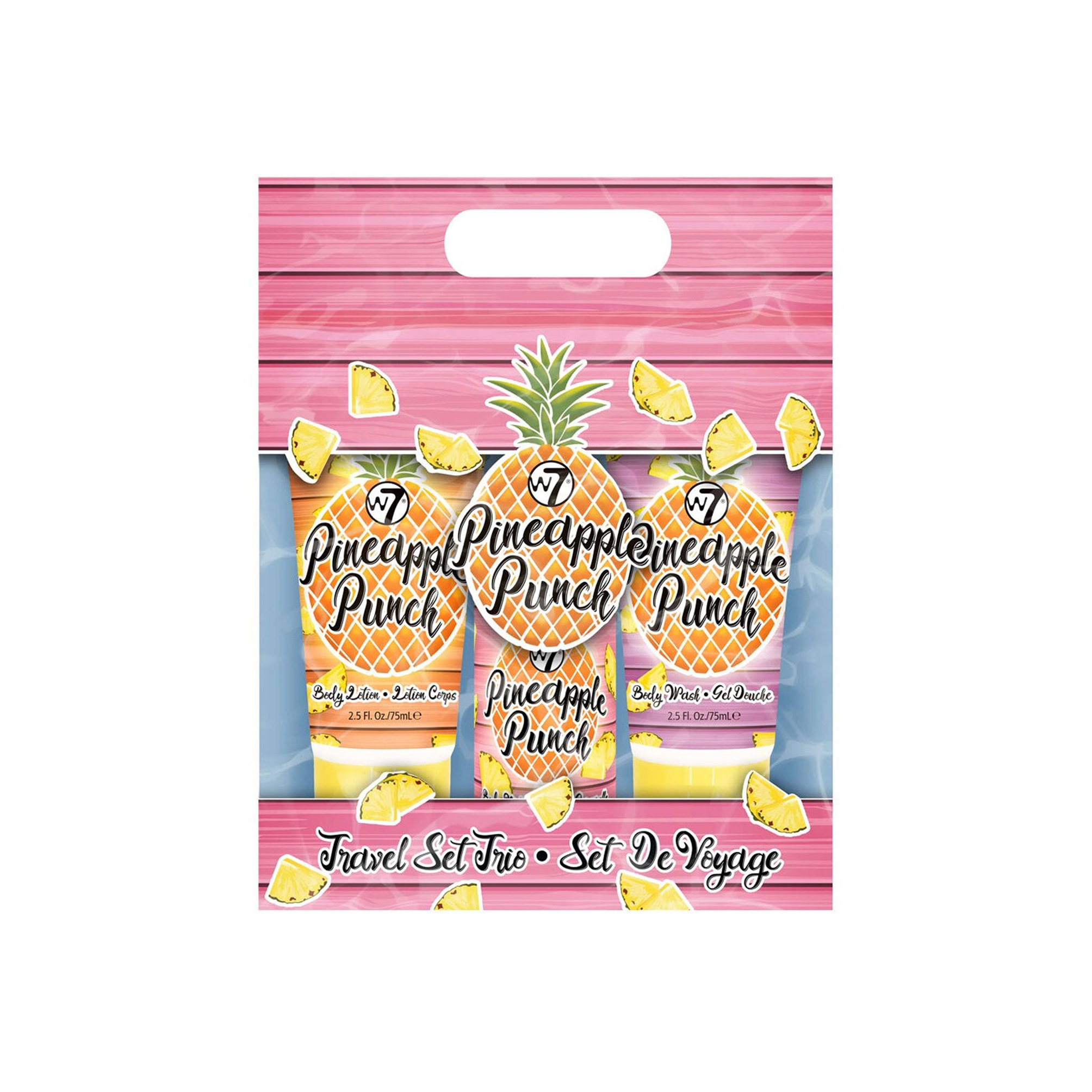 W7 Pineapple Punch Travel Set Trio Ensemble-Cadeau