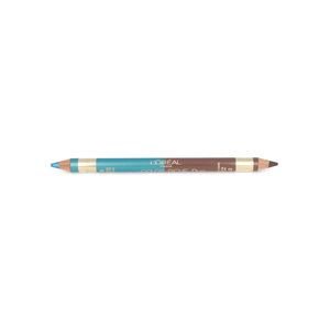 Color Riche Duo Eyes & Eybrow Pencil - 01 Medium - 19 Turquoise