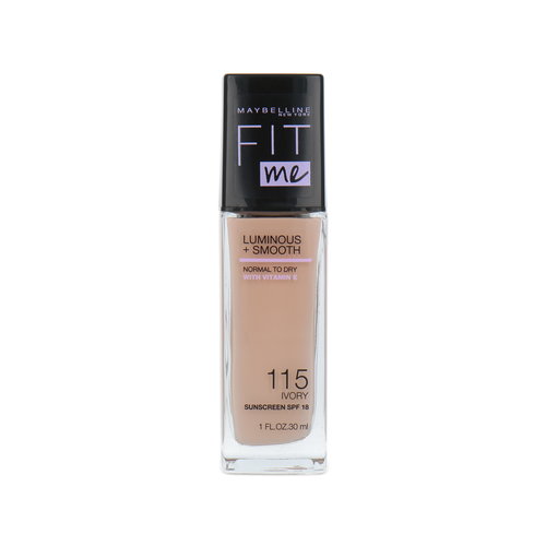 Maybelline Fit Me Luminous + Smooth Fond de teint - 115 Ivory