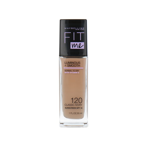 Maybelline Fit Me Luminous + Smooth Fond de teint - 120 Classic Ivory