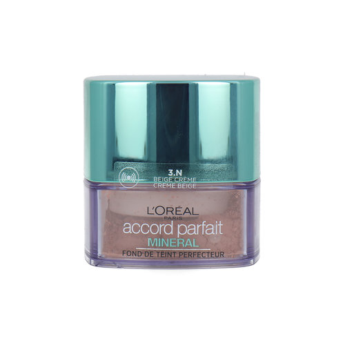 L'Oréal Accord Parfait Mineral Poudre libre - 3.N Beige Crème L'Oréal Accord Parfait Mineral Poudre libre - 3.N Beige Crème