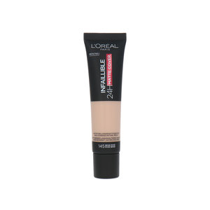 L'Oréal Infallible 24H Matte Cover Fond de teint - 145 Rose Beige Infallible 24H Matte Cover Fond de teint - 145 Rose Beige