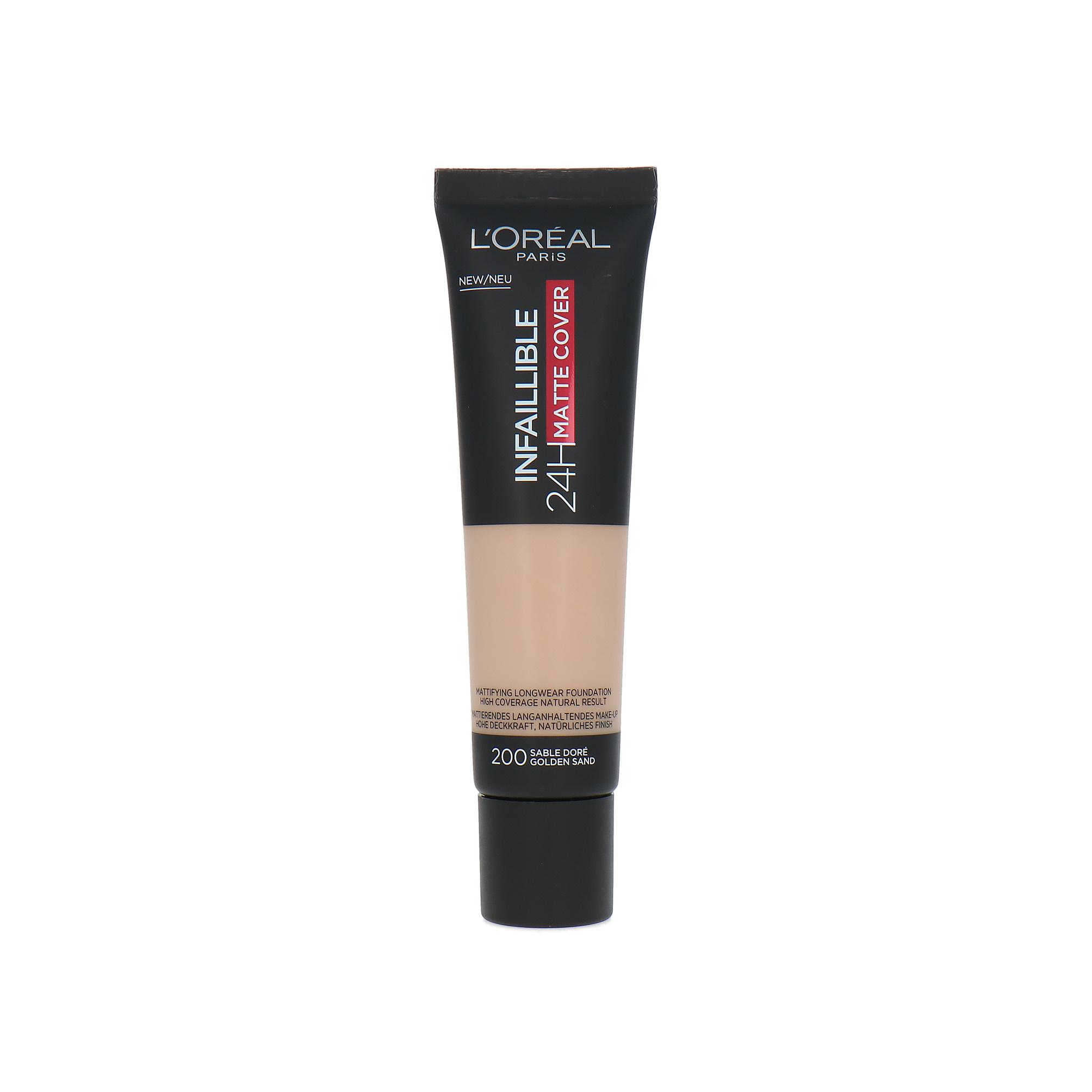 L'Oréal Infallible 24H Matte Cover Fond de teint - 200 Golden Sand