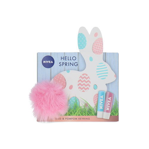 Nivea Hello Spring Lip Balm Duo Ensemble-Cadeau Nivea Hello Spring Lip Balm Duo Ensemble-Cadeau